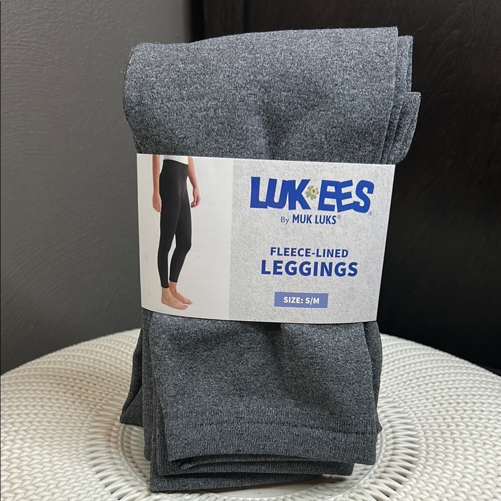 Lukees Fleece-Lined Leggings NWT